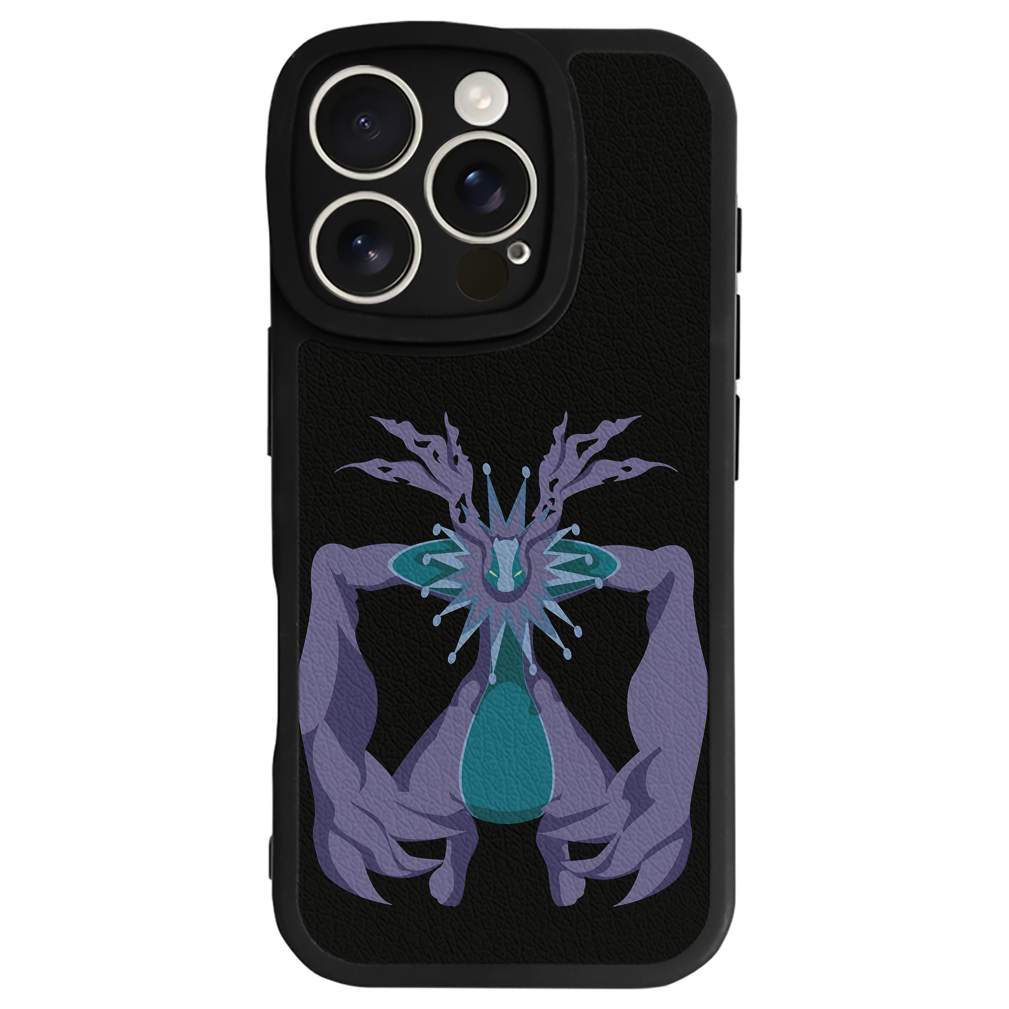 （画像用） Digimon デジタルモンスター/デジモン 【iPhone 16シリーズ対応】シリコンスマホケース（レザー調） 材質：シリコン